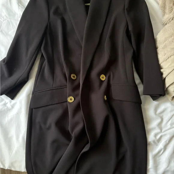 Calvin Klein Black Blazer Dress - 2 - Picture 3 of 7